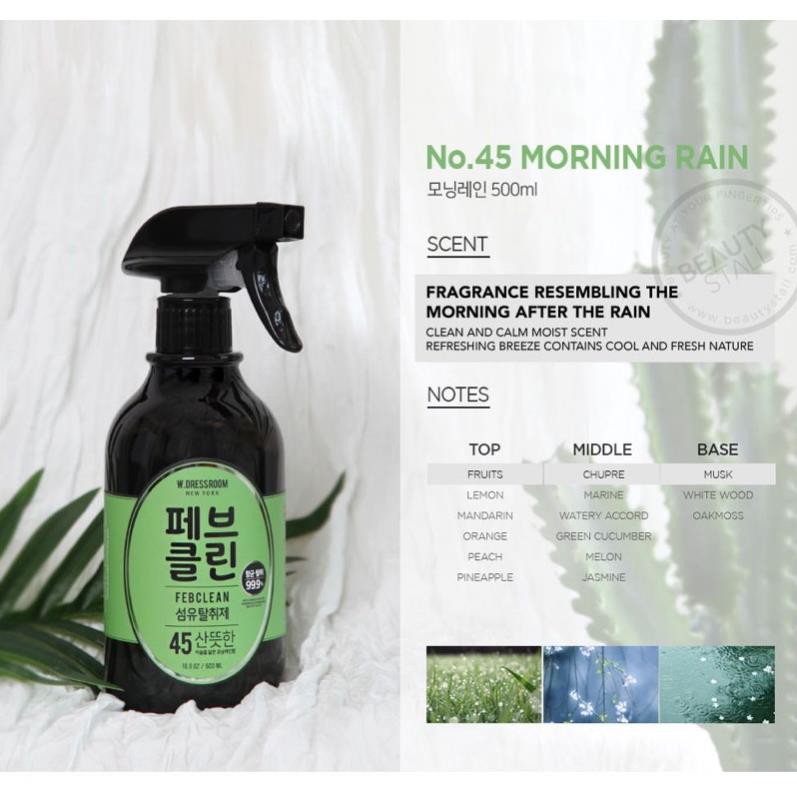 Nước hoa xịt thơm quần áo W.Dressroom Febclean (mới) No.03 No.45 No.49 No.97 mua buôn liên hệ