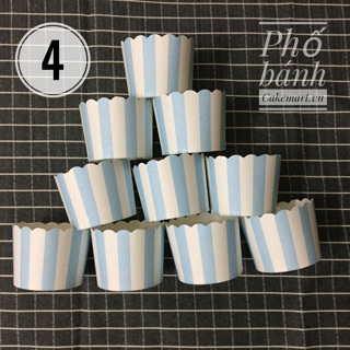 Khuôn cupcake giấy cứng lốc 10c