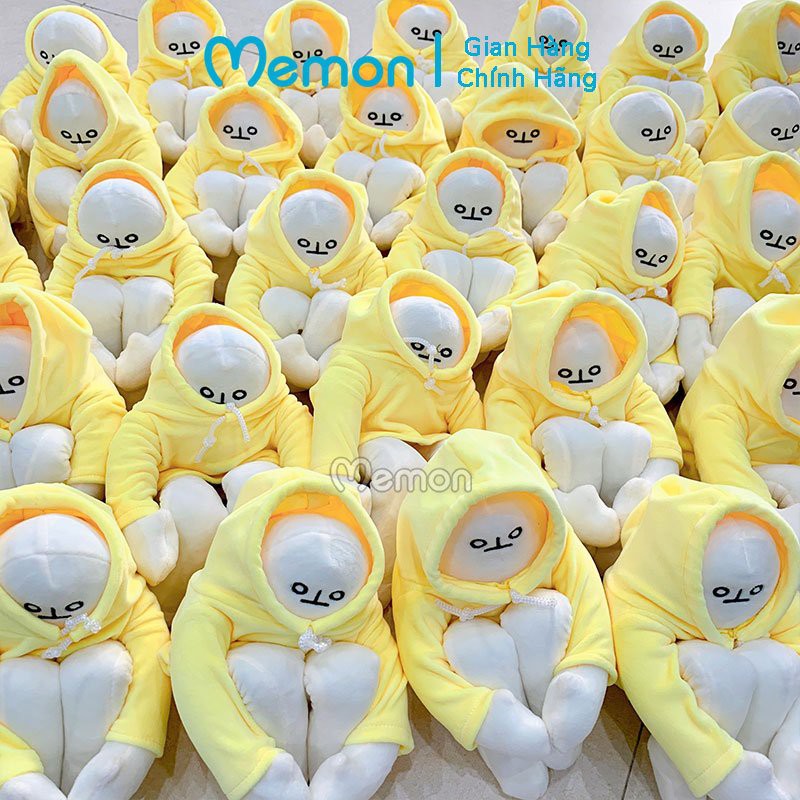 Banana Man Người Chuối Nhồi Bông Trầm Cảm LELUSH Đáng Yêu Cao Cấp Memon