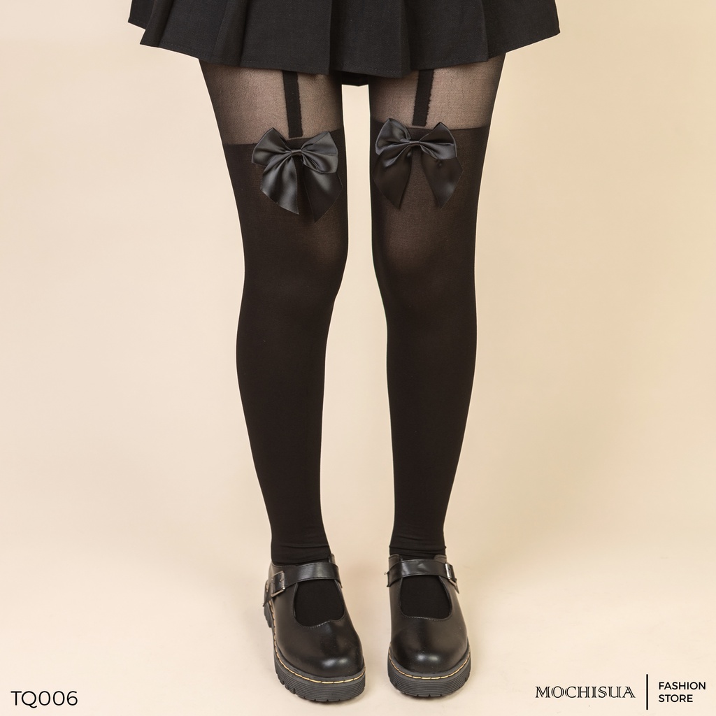 TQ006 Tất Giả Đùi Lolita Gắn Nơ Dễ Thương