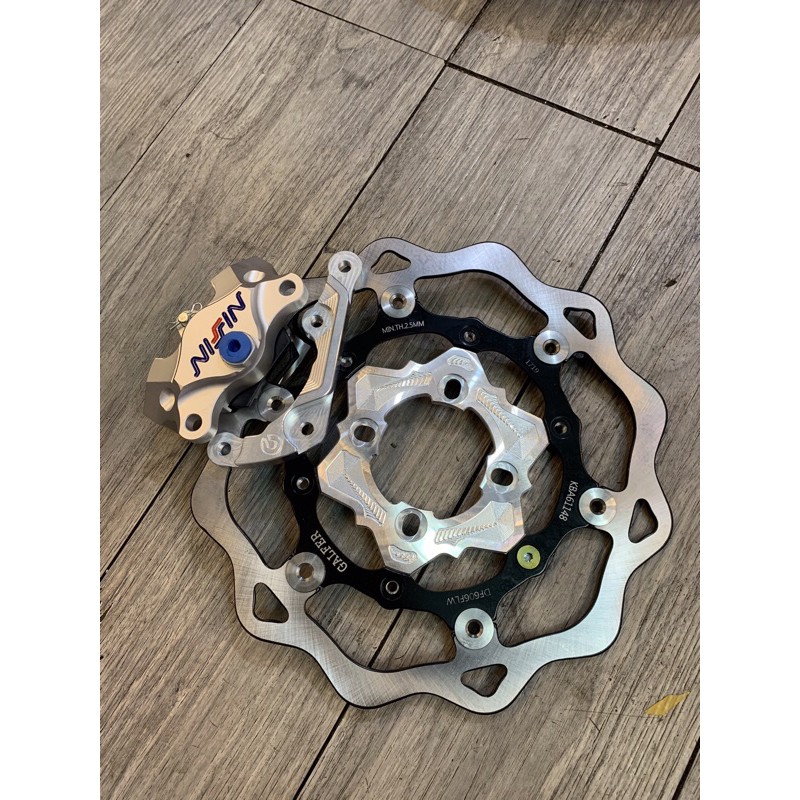 Combo dĩa ktm260mm luôn heo nisin pass gắn mọi dòng xe