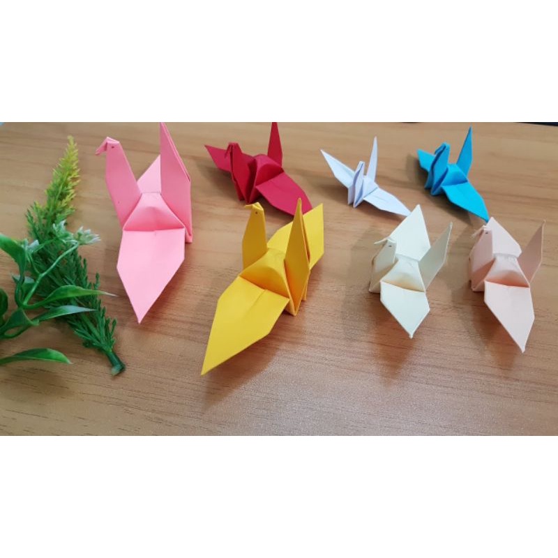 Giấy gấp hạc origami Hộp 30 bộ ( Mỗi bộ 40 tờ ]