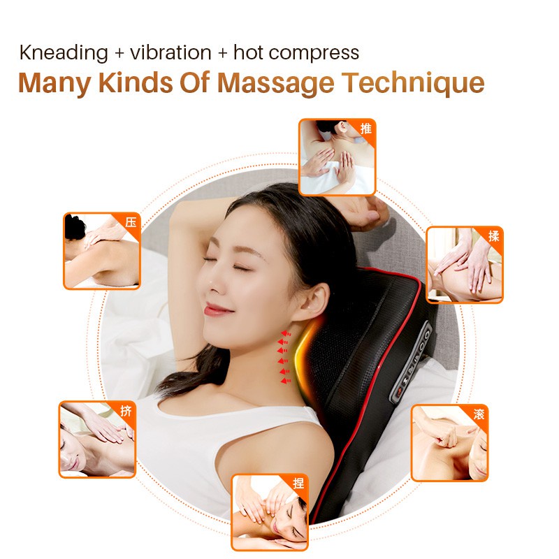 Gối massage cổ thông minh Jinkairui