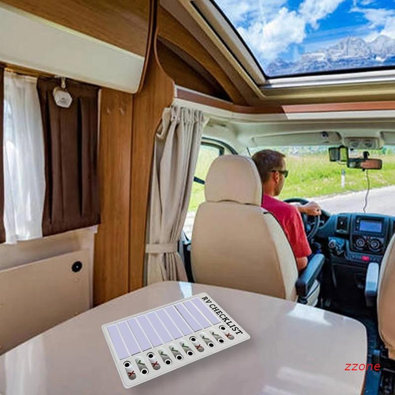 Zzz Bảng Ghi Chú Lời Nhắn Hàng Ngày Bằng Nhựa Có Thanh Trượt Chores RV To Do List