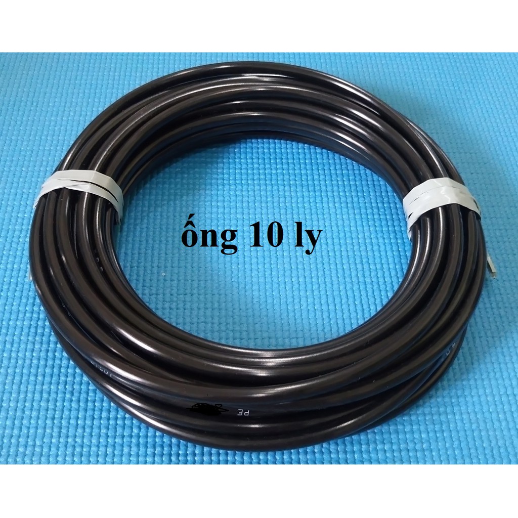 10m Dây màu đen PE 10ly 10x8mm