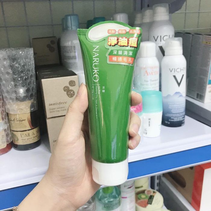 Sữa Rửa Mặt Naruko Tràm Trà Tea Tree Purifying Clay Mask and Cleanser In 1 120 gr Bản Đài