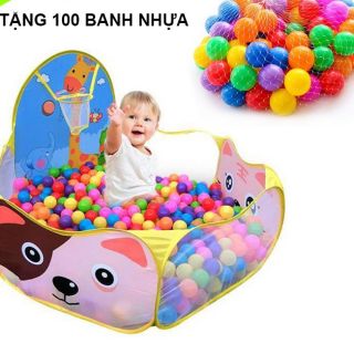 Lều bóng nhiều mẫu tặng kèm 100 bóng đủ màu.