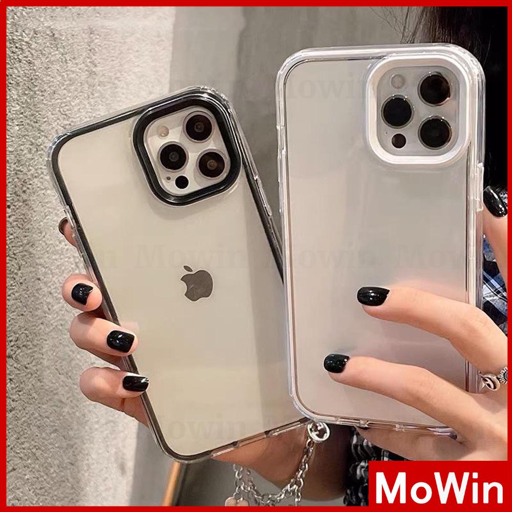 Ốp điện thoại silicone mềm 3 trong 1 trong suốt chống sốc cho iPhone 13 Pro Max 12 Pro Max 11 Pro Max 7 Plus XR XS MAX | BigBuy360 - bigbuy360.vn