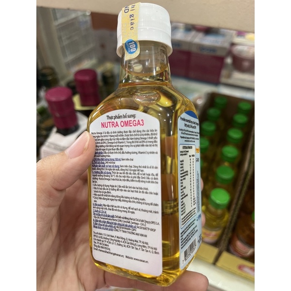 Dầu OMEGA 3 - 240ML (cho bé TRÊN 7 THÁNG)