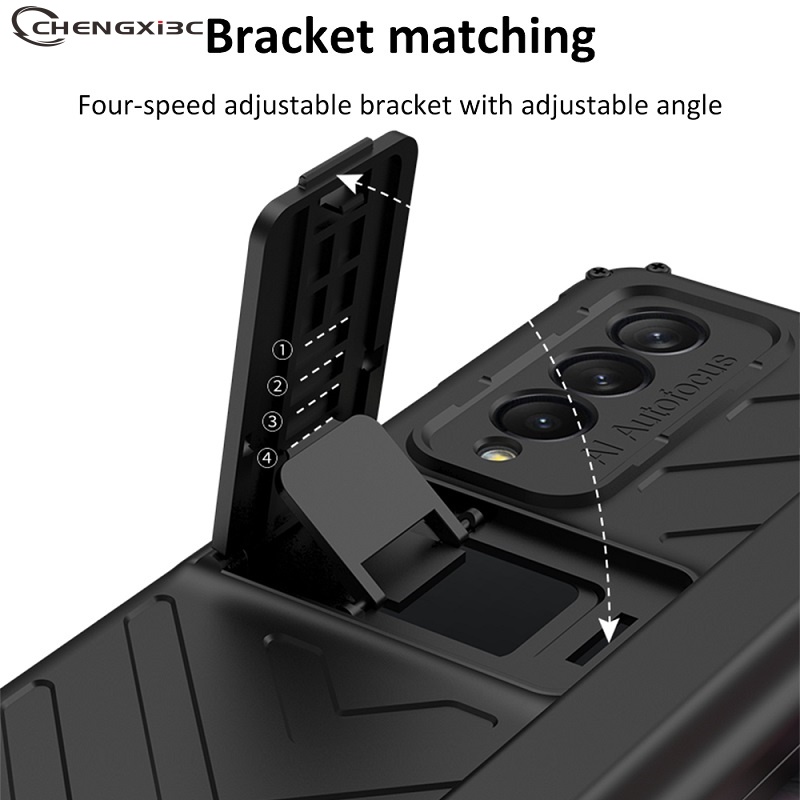 Ốp lưng Samsung Galaxy Z Fold 3 5G ốp điện thoại Không chứa bút F9260 ốp Z Fold 3 case W22 casing no pen Folder 3 Bao gồm Màng bảo vệ kính cường lực ốp