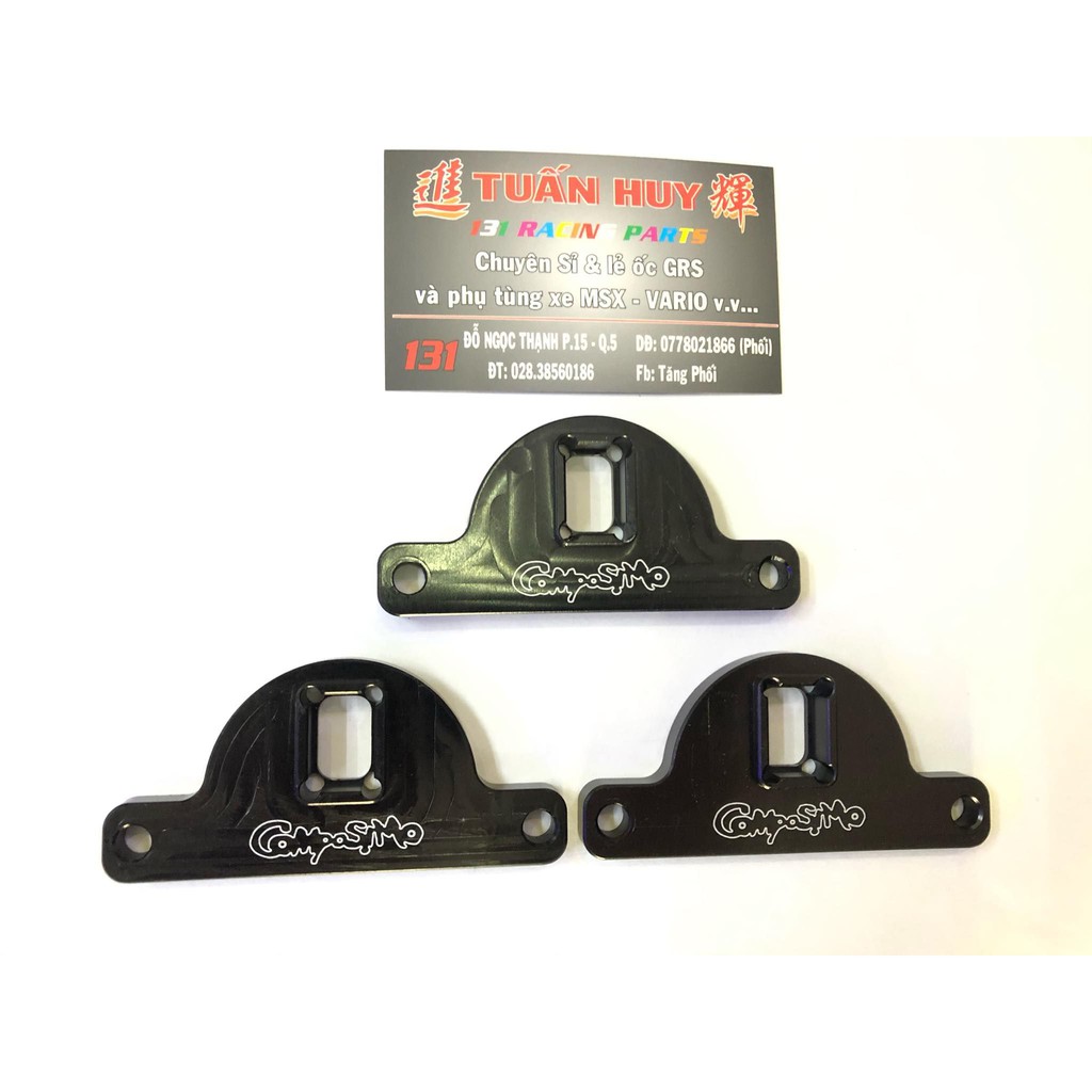 Pass bắt báo số bảo vệ đầu báo số và đẹp hơn cho các xe ghi đông trần Fz 150  Msx 125  , Tnt125 , Demons 110 , Agusta