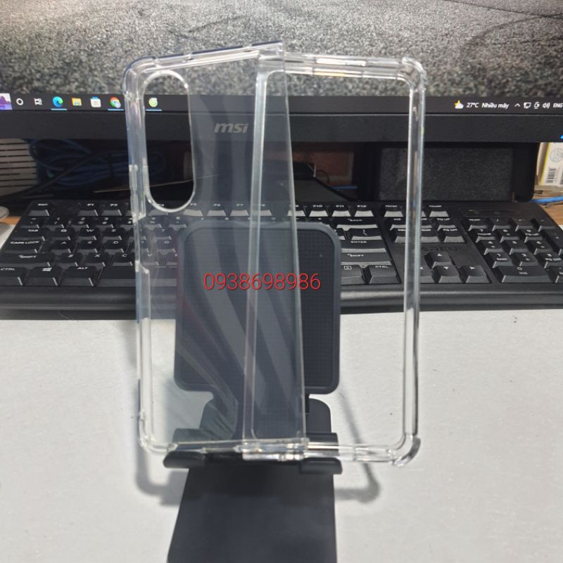 Ốp lưng chống sốc dẻo Samsung galaxy Z Fold 4 khoe màu máy