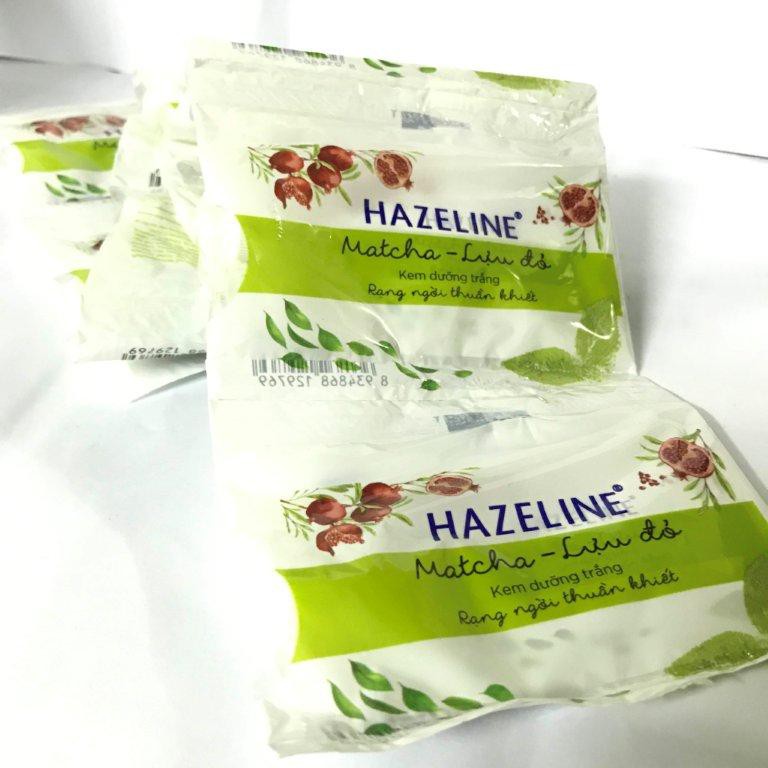 24 gói kem dưỡng trắng Hazeline Matcha Lựu Đỏ