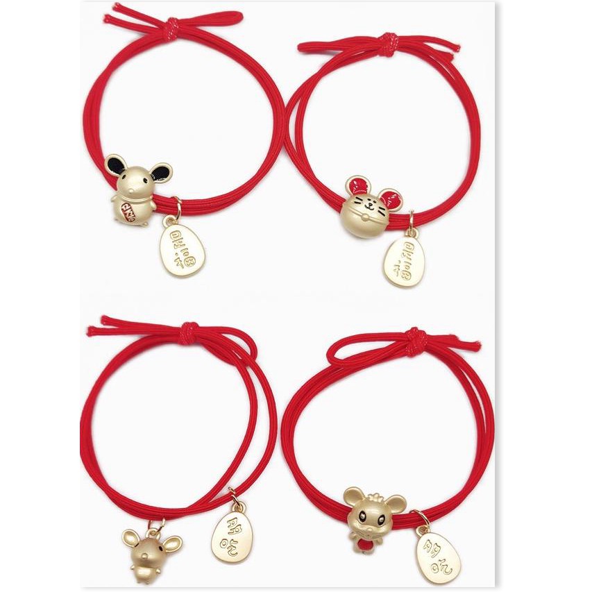 Vòng Tay Chỉ Đỏ Phong Thủy May Mắn Tài Lộc Năm Chuột - M02