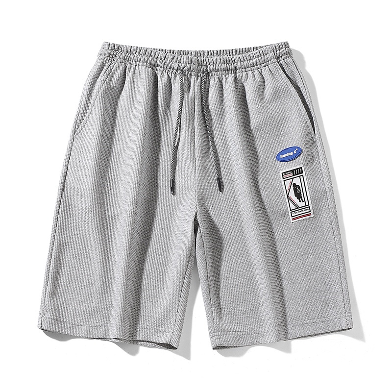 Waffle quần short nam thể thao chạy bộ quần short ống rộng nam big size quần bóng rổ M-5XL