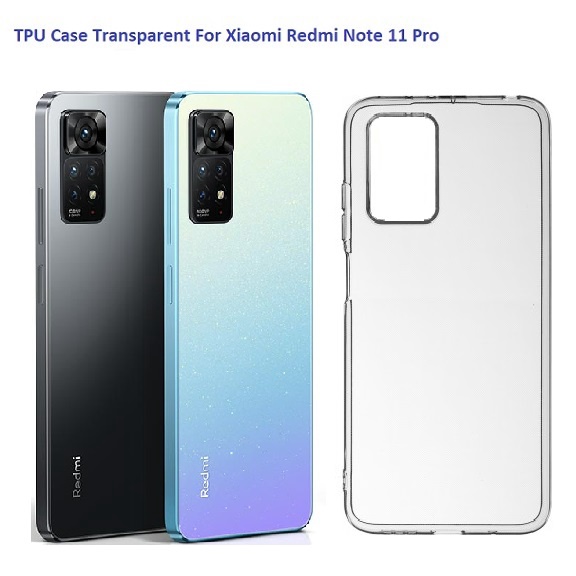 Ốp Xiaomi Redmi Note 11 Pro 4G/ 11 Pro 5G/ 11 Pro+ 5G dẻo trong suốt (Loại đẹp)