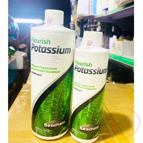 Phân nước Seachem Flourish Potassium 100ml, 250ml bổ sung kali kích rễ dưỡng thân cây thủy sinh
