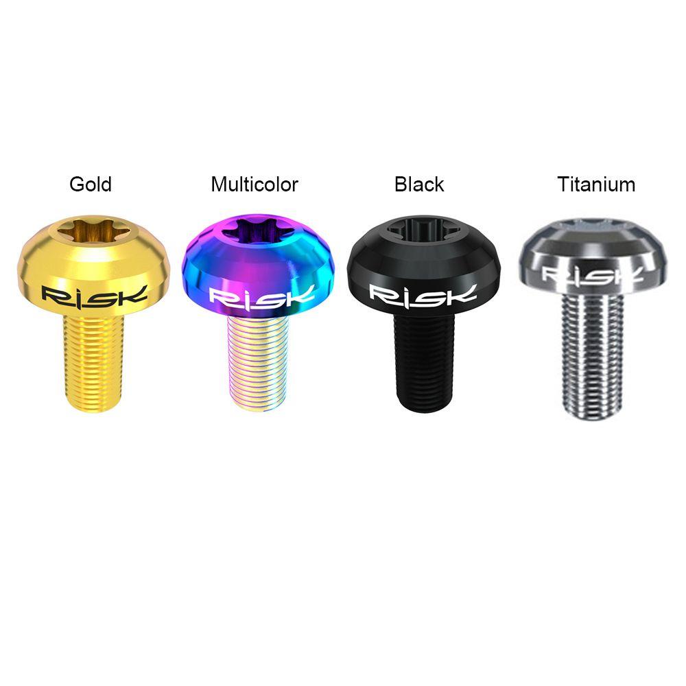 MELODG Set 12 Ốc Vít Bằng Hợp Kim Titan Siêu Nhẹ Gắn Đĩa Phanh Xe Đạp