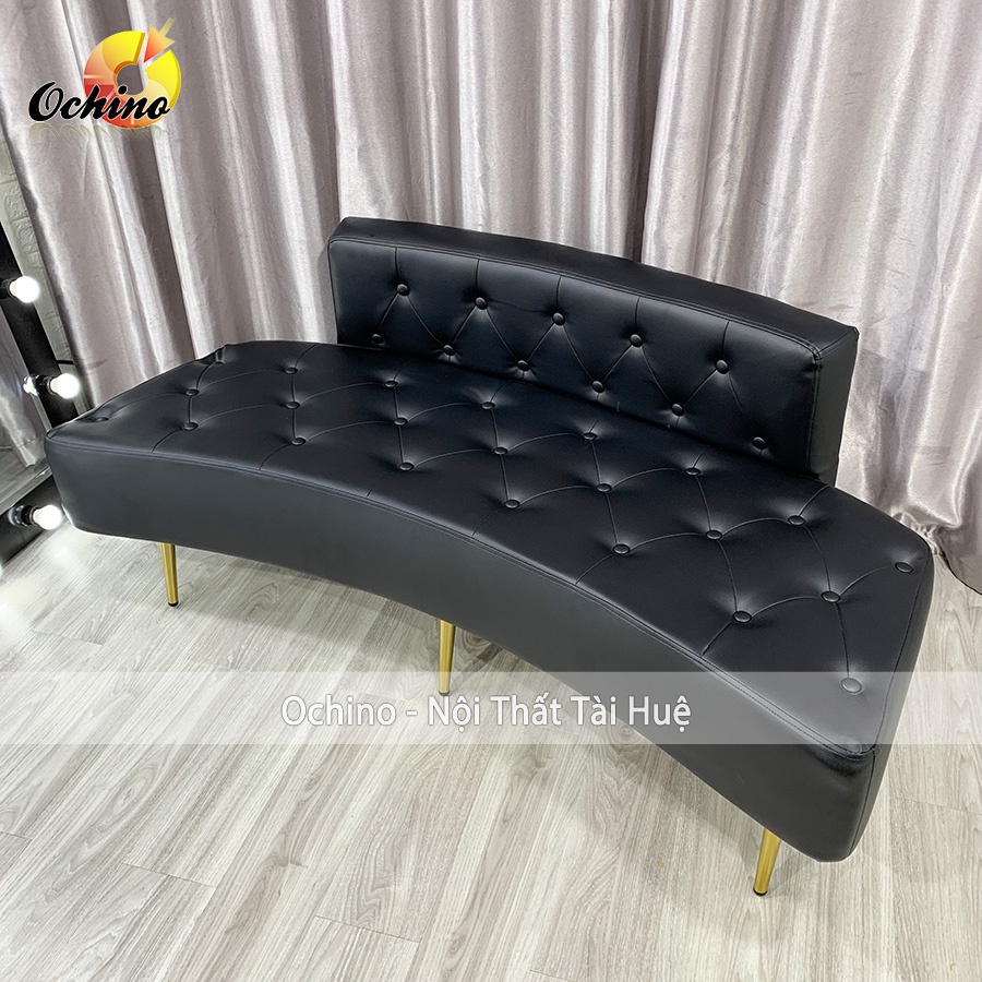 Ghế Sofa Phòng Khách, Ghế Băng Dài Cho Shop Bọc Da Cao Cấp Có Tựa Lưng ( Ảnh Thật Và Video)