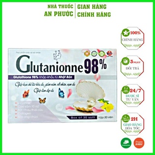 Glutanionne 98% Vạn Tam⚡Bổ sung collagen giúp sáng da ngừa lão hóa⚡Hộp 30 Viên