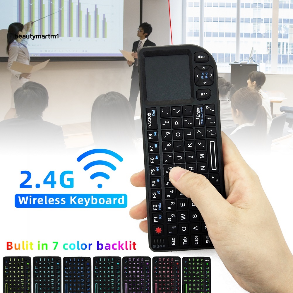 Bàn Phím Mini A8 2.4ghz Không Dây Tích Hợp Chuột Cảm Ứng Cho Tv Box
