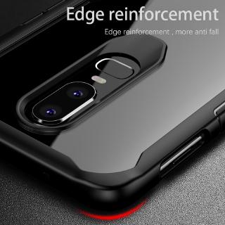 OnePlus 6 5T Luxury Clear Slim TPU+PC Bumper Hybrid Shockproof Armor Case Cover