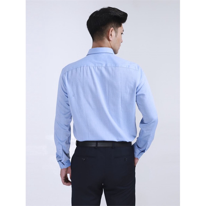 Áo sơ mi nam dài tay ARISTINO thời thượng from regular sợi sồi mềm mát ALS00808