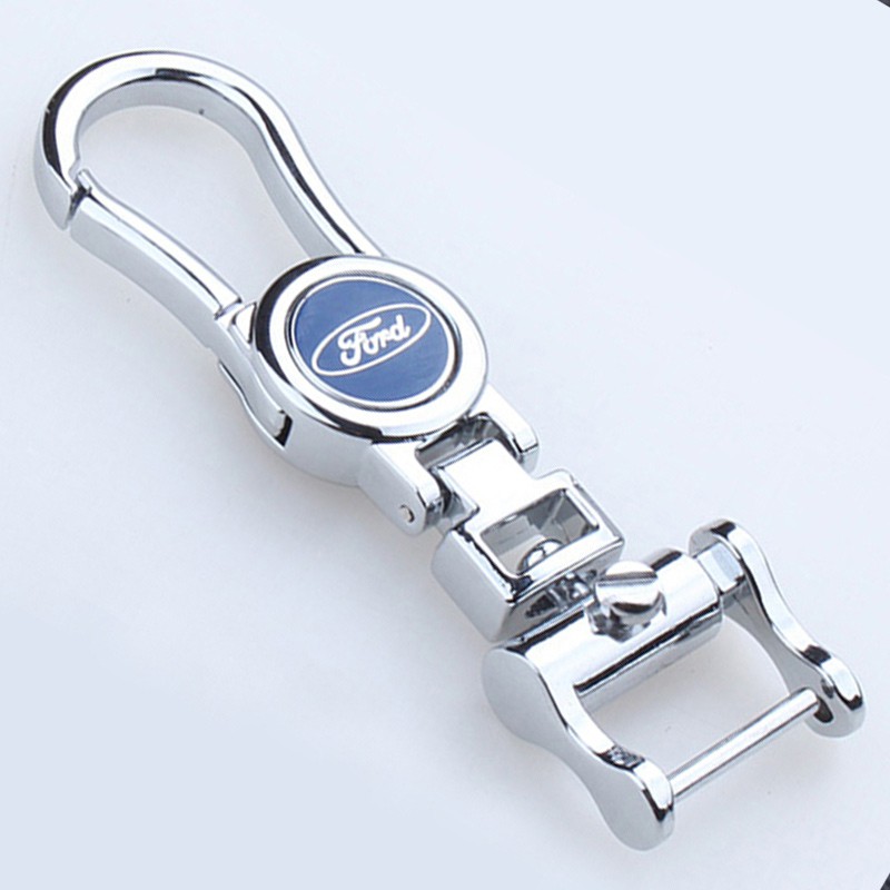 Móc treo chìa khóa in logo Ford Focus S-Max Ecosport bằng hợp kim chất lượng cao