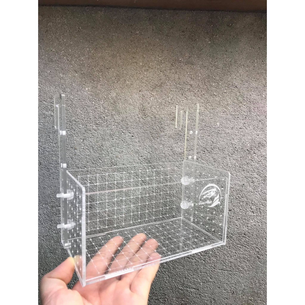 Box mica show tép - lồng tép cá cao cấp (10x7x15)