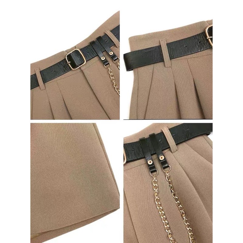 Quần Short Nữ Cạp Cao Chữ V Tôn Dáng Không Kèm Đai Tep Fashion - QSH003