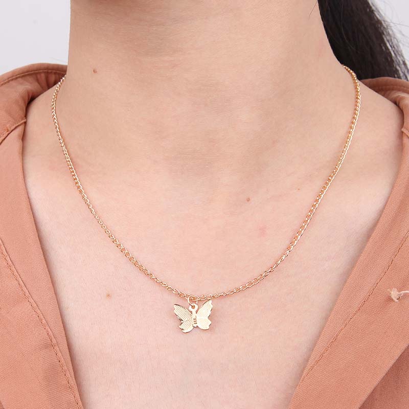 1 Vòng Cổ Choker Hình Bướm Thời Trang Cho Nữ