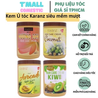 [Mã COSXANH100 giảm 10% đơn 250K] Hấp Ủ Karanz siêu mềm mượt Hương Trái Cây Sen Kiwi Bơ Dừa 1000ml giữ mùi thơm lâu