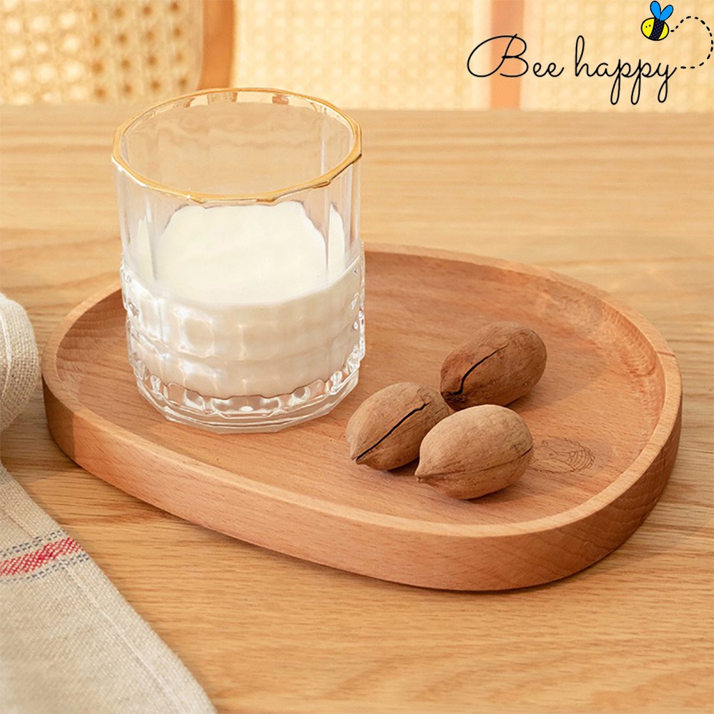 Khay Gỗ Sồi Tròn, Oval, Vuông, Chữ Nhật Đựng Đồ Ăn Bánh Ngọt BEE HAPPY Hàng Cao Cấp Có Sẵn, Nhiều Kích Thước