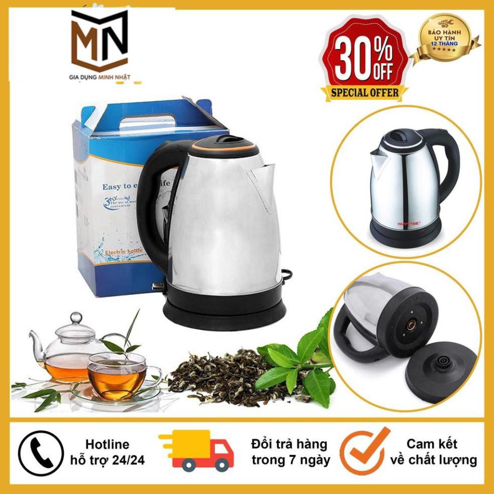 Xả Kho Ấm Siêu Tốc Đun Nước Electric Kettle Dung Tích 1.8 Lít Loại 1 Lớp, Bảo Hành 6 Tháng Lỗi Đổi Mới