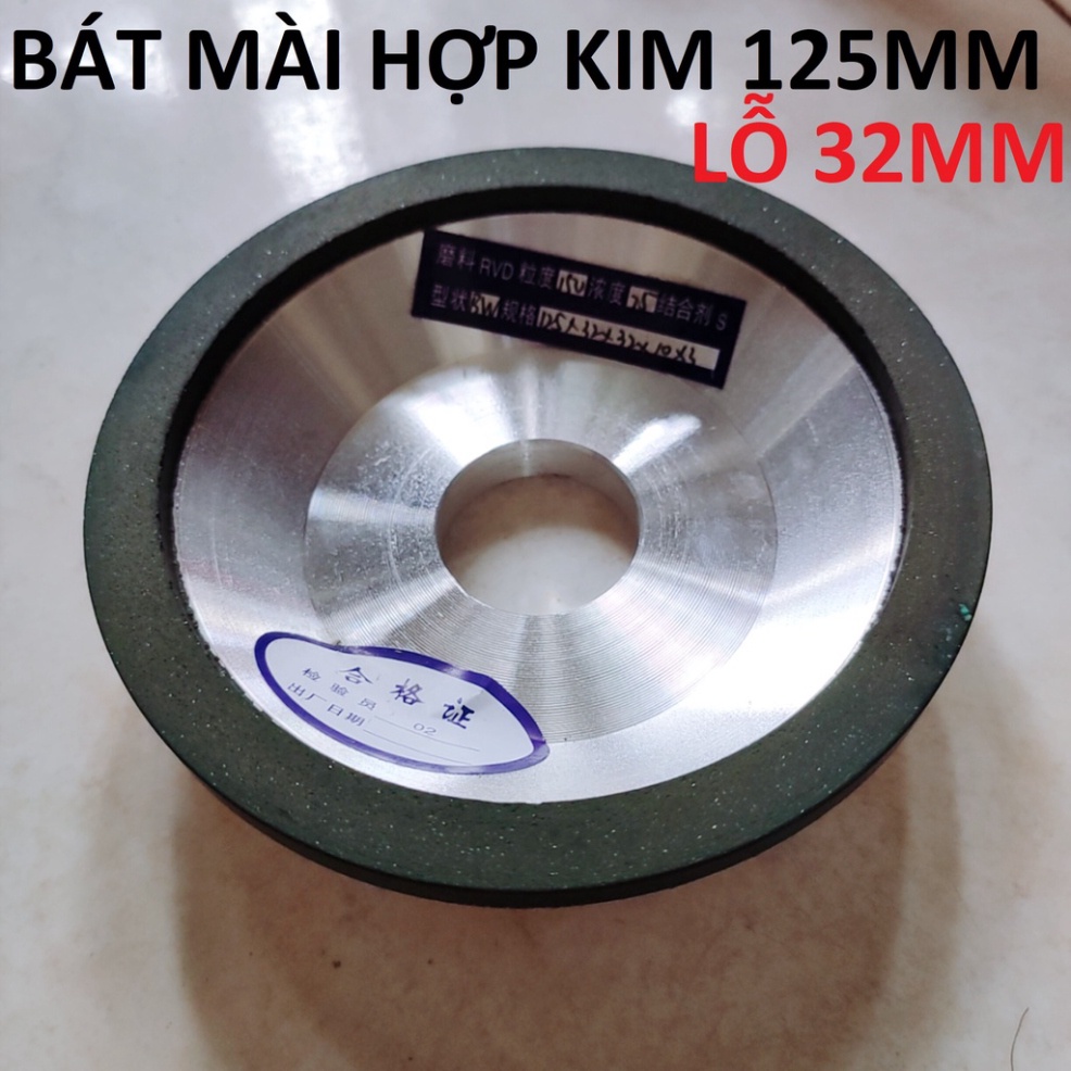 Bát mài lưỡi cưa 125mm lỗ 32mm / Bát mài rửa lưỡi cưa hợp kim, bát mài hợp kim (SS2309)