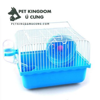 linh123 combo lồng hamster - thức ăn - lót chuồng - cát tắm
