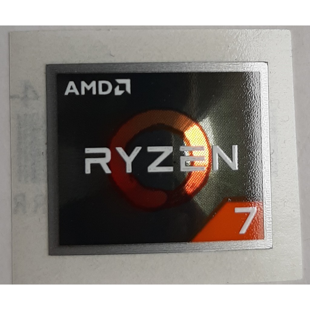 Sticker AMD RYZEN 5 RYZEN 7