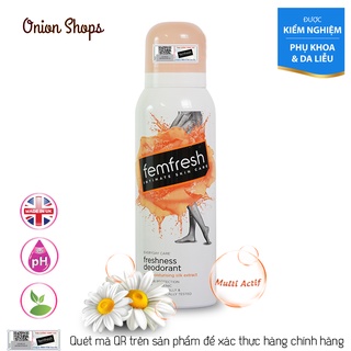 Xịt Khử Mùi Vùng Kin FemFresh Deodorant Spray 125ml