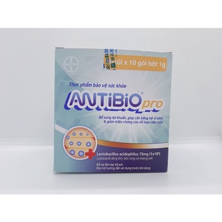 Men uống Lợi Khuẩn Antibio pro 100 Gói (10 Túi x 10 Gói Bột 1G)