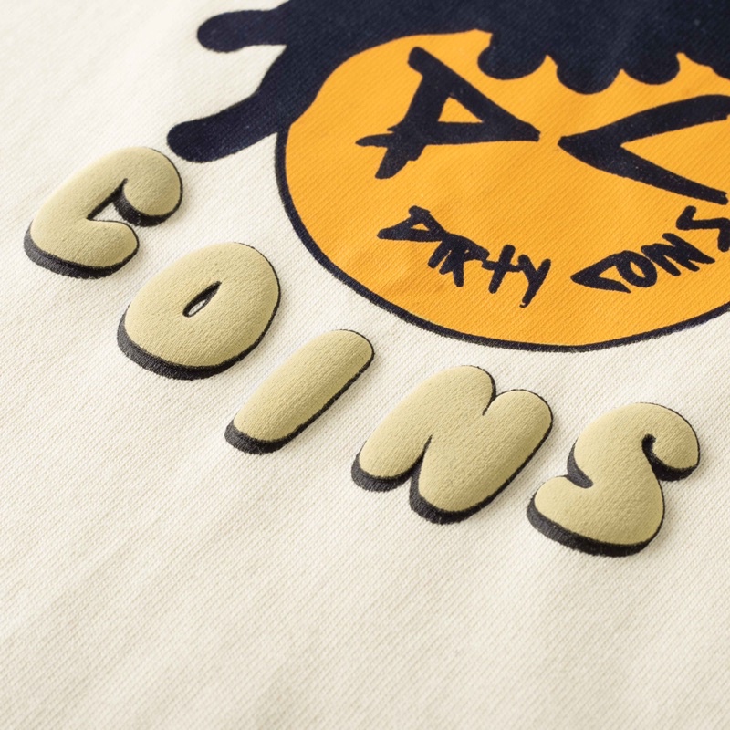 DirtyCoins x LilWuyn Hiphop T-Shirt - Cream White