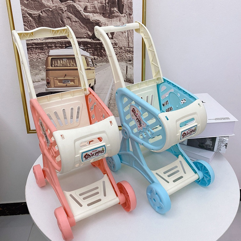 Xe Đẩy Mua Sắm Trang Trí Nhà Búp Bê Vui Nhộn