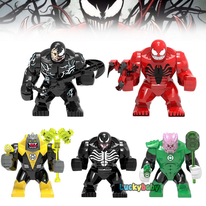 Mô hình đồ chơi lego phong cách nhân vật Marvel Venom độc đáo