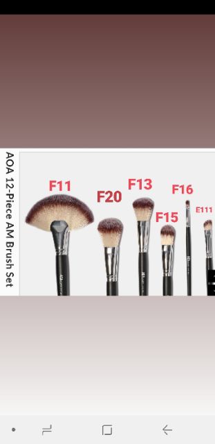 Cọ AOA 12-piece AM brush set