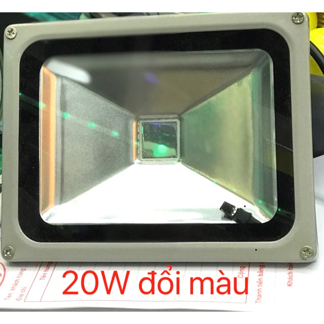 Led pha 20W đổi màu