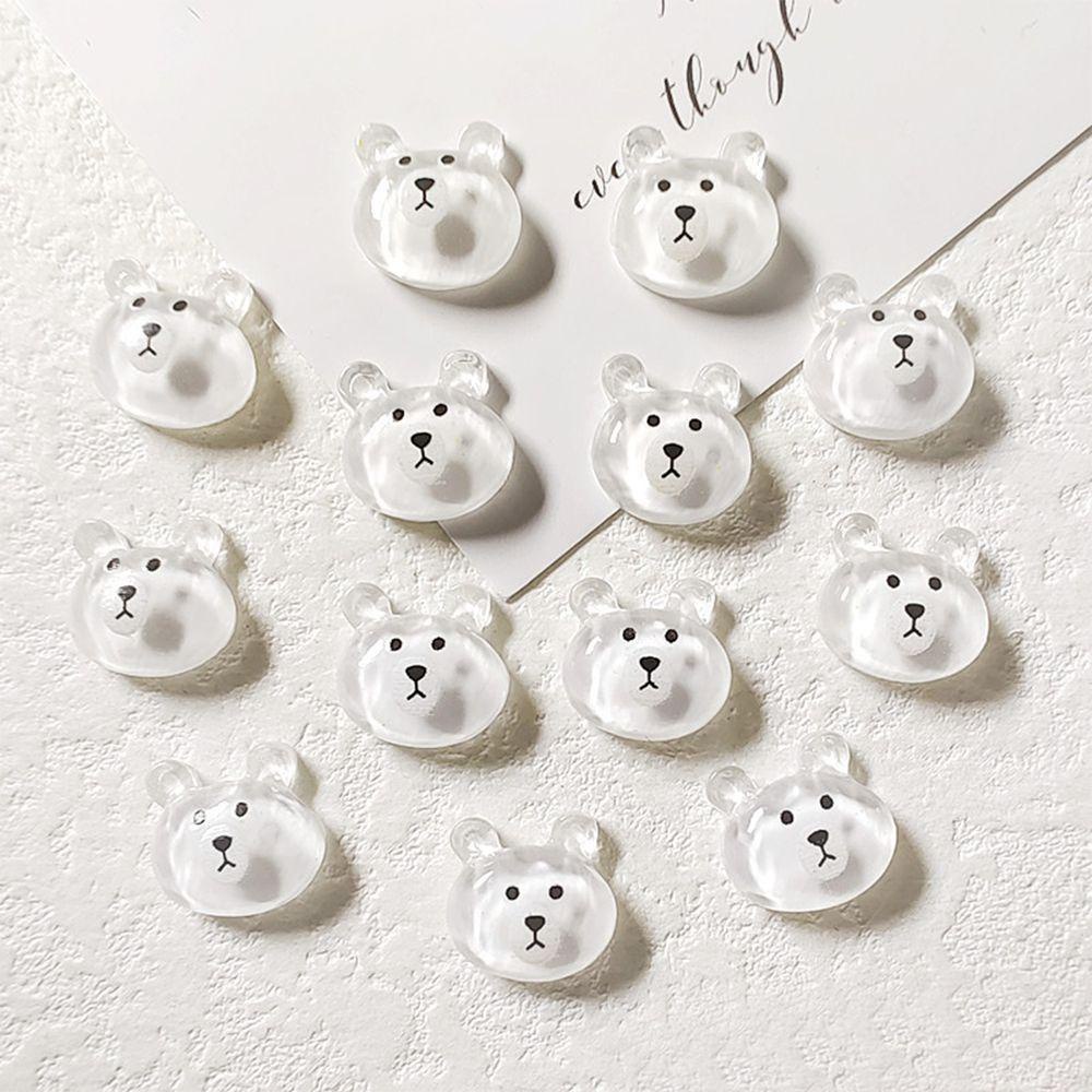 Phụ Kiện Trang Trí Móng Tay 3D Hình Gấu Hoạt Hình Xinh Xắn
