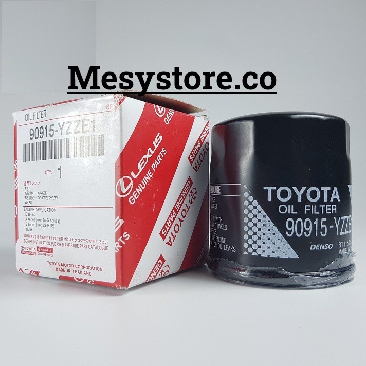 Lọc nhớt, lọc dầu động cơ xe ToyotaCamry/Vios/Rush/Wigo/Yaris/Altis Mã 90915YZZE1 [Mesystore.co]