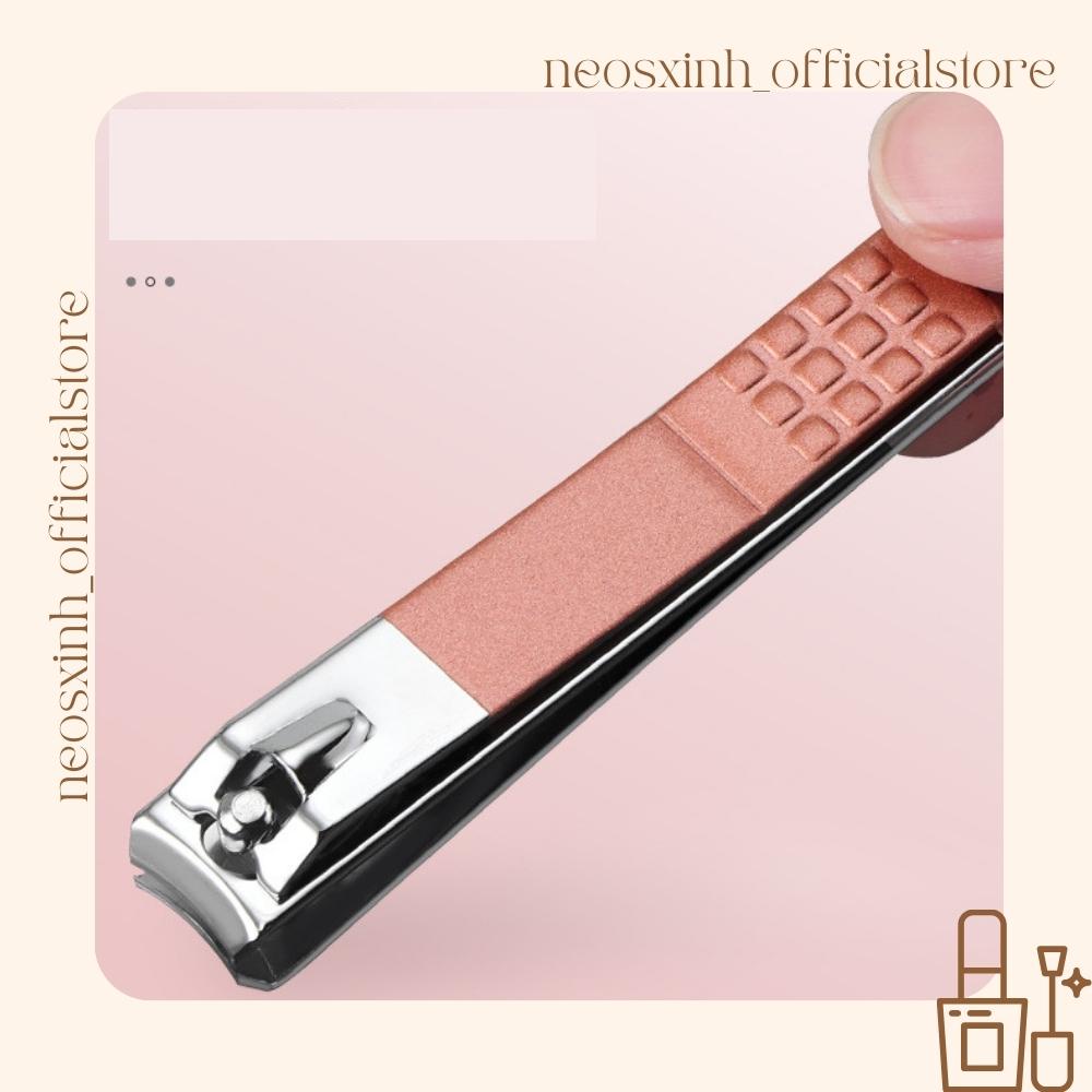 Cắt Bấm Móng Tay Mạ Hồng 3 Kiểu Bằng Thép Không Gỉ - Neosxinh Nails