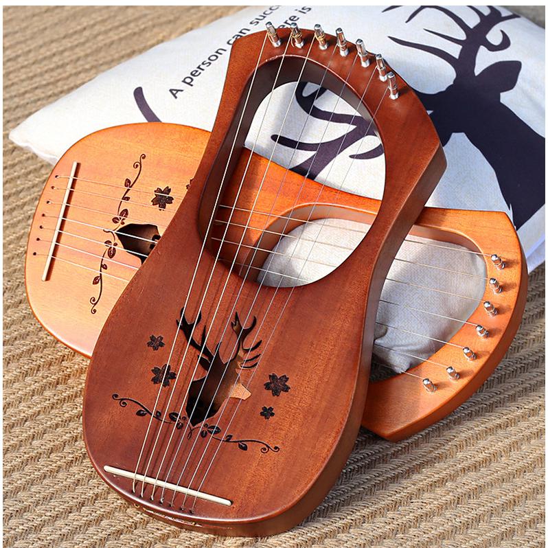Lyre BảY DâY đàN Piano BằNg Gỗ CầM NgóN Tay CáI NhạC Cụ Piano