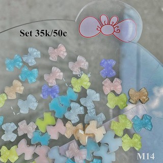Set 50c Charm Bướm Đính Móng M14