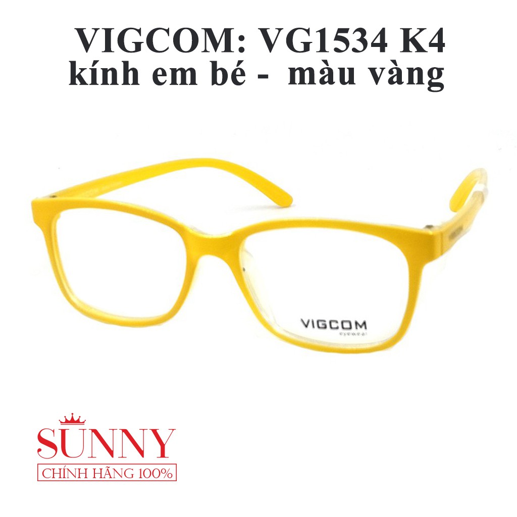 Gọng kính nam nữ thời trang Vigcom VG1534 chính hãng, thiết kế dễ đeo bảo vệ mắt
